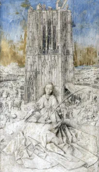 Saint Barbara (Jan van Eyck), KMSK, Antwerp