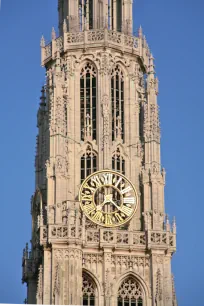 Detail of the spire of the cathedral of Our Lady, Antwerp