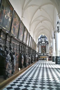 North aisle of the St. Paul's Church in Antwerp