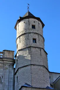 The surviving 16th-century tower of the Handelsbeurs in Antwerp