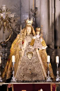 Lady of Antwerp statue in the Cathedral of Our lady