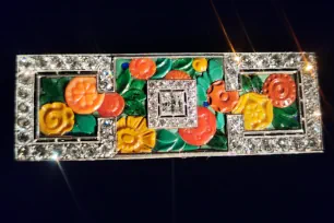 Art Deco brooch in the DIVA Museum, Antwerp