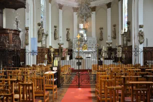 Interior of the church at the Beguinage in Antwerp