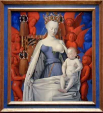 Virgin and Child surrounded by angels (Jean Fouquet), KMSK, Antwerp