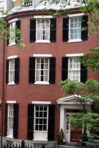 Rowhouse at Louisburg Square, Beacon Hill, Boston