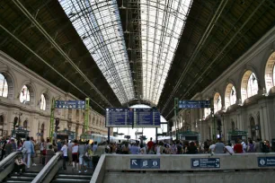 Interior of the East Station in Budapest