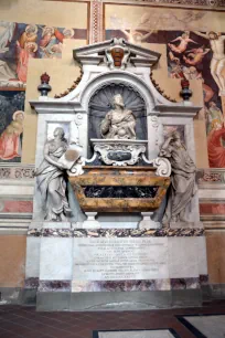 The tomb of Galileo Galilei in Santa Croce, Florence