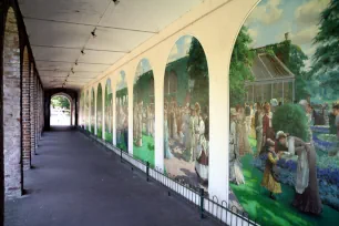 Murals in Holland Park, London