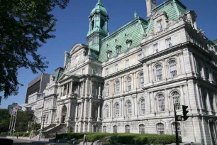 City Hall front façade, Montreal, Canada