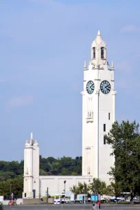 The two towers at the Quai de l'Horloge in Montreal, Canada