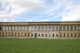 Corridor in the Alte Pinakothek in Munich, Germany