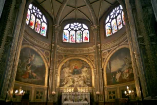 Apse of the Saint-Eustache Church in Paris