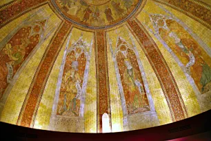 Wall painting in the Cité de l'Architecture in Paris