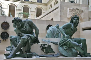 The Captives of the Statue of King XIV, originally at Place des Victoires, now in the Louvre