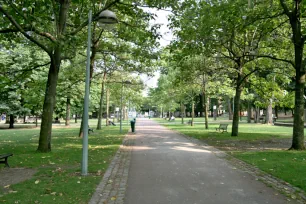 Garden of the Hôpital de la Salpêtrière, Paris