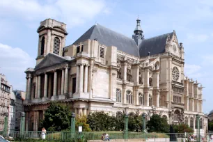 The Saint-Eustache Church in Paris, France