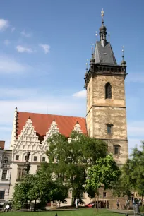 The New Town Hall in Prague, Czechia