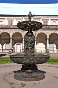 The Singing Fountain in the Royal Garden in Prague