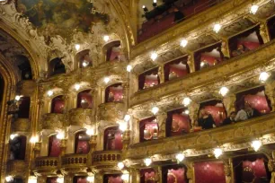 Balconies in the National Theatre, Prague