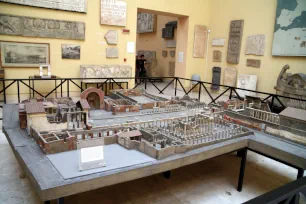 Model of the Forum of Pompeii in the Museum of Roman Civilisation in Rome