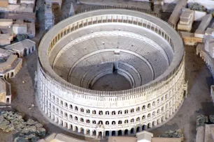 A Scale Model of the Colosseum in Imperial Rome