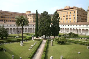 The cloisters of the Santa Maria degli Angeli in Rome