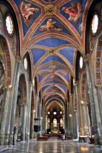 Main nave of the Santa Maria sopra Minerva, Rome