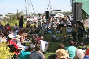 A concert in the Music Garden, Toronto