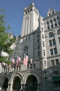 The tower of the Old Post Office Building in Washington DC